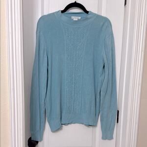 TC fashion blue rhinestone sweater size XL